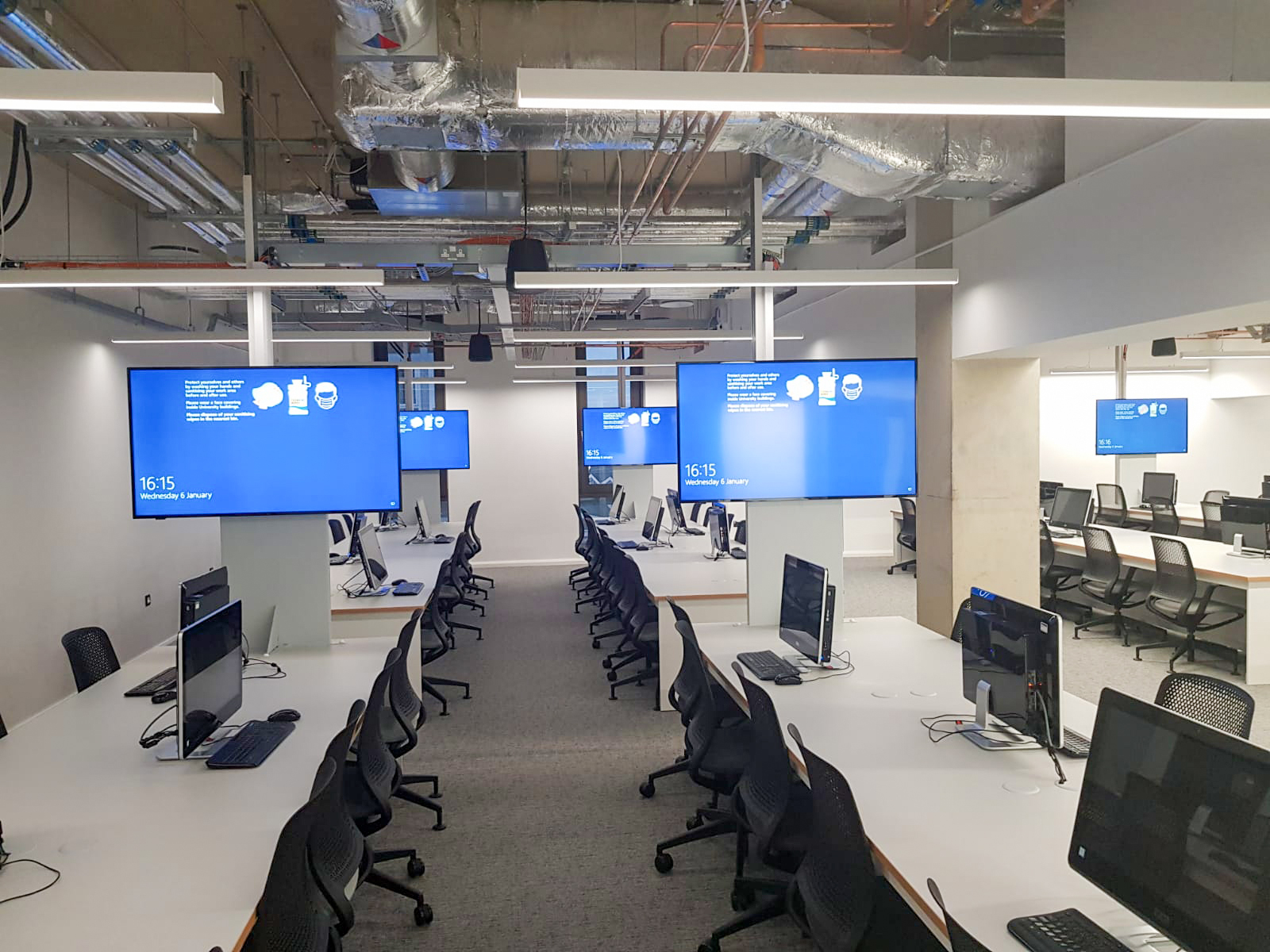 Canterbury Christ Church University AV-over-IP meeting and lecture spaces